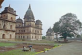 Orchha - Royal Chattris (cenotaphs)